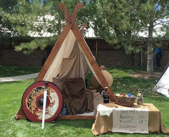 A viking tent