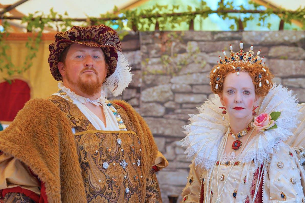 King Henry VIII and Queen Elizabeth